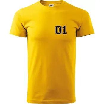 King - Queen - 01 dres (černobílá) - Triko extra velké (5-8XL) - 6XL ( Žlutá )