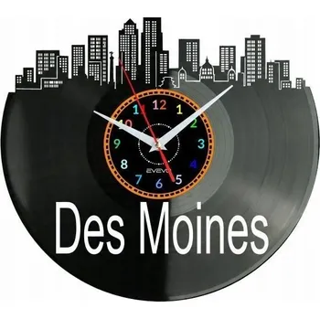 Hodiny Nástěnné hodiny Evevo černé 30 cm