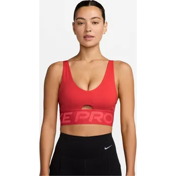 Dámské spodní prádlo Nike Indy Plunge Bra Ld61 Crimson/Red/Wht 12 (M)
