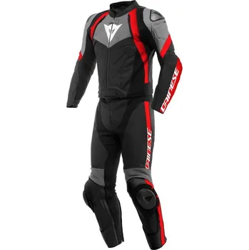 Moto kombinéza Dainese Dainese AVRO 4 2PCS kombinéza černá/červená/bílá vel.50 50