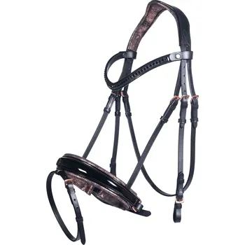 Věšák na sedlo a uzdečku HKM Uzdečka Sofia HKM, black/rosegold FULL
