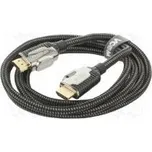 Kabel HDCP 2.2,HDMI 2.1 HDMI vidlice,z obou stran textilní