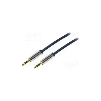 Audio kabel Kabel Jack 3,5mm 3pin vidlice,z obou stran 5m Povrch zlacený