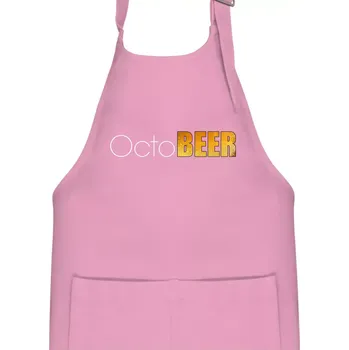 Kuchyňská zástěra Pivní měsíce - octoBEER - Dětská zástěra na vaření - Univerzální velikost ( Růžová )
