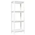 regál Dea Home Linda policový regál 38 x 23 x 100 cm bílý