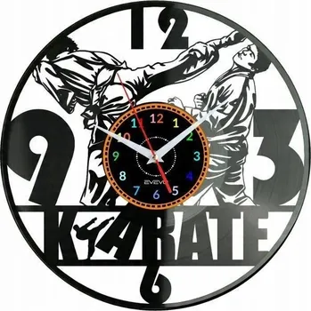 Hodiny Nástěnné hodiny Evevo černé 30 cm