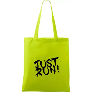 Just run - Taška bavlněná - 42 x 38 cm ( Limetková )
