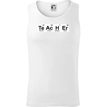 Periodická tabulka - Teacher - Tílko pánské Core - M ( Bílá )
