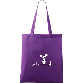 EKG roztleskávačka výskok - Taška bavlněná - 42 x 38 cm ( Fialová )