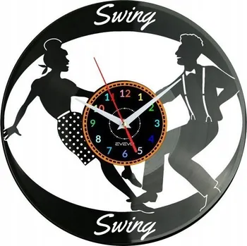 Hodiny Nástěnné hodiny Evevo černé 30 cm