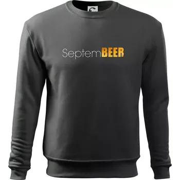 Pivní měsíce - septeBEER - Mikina Essential dětská - 146 cm/10 let ( Tmavá břidlice (šedá se zeleným nádechem) )