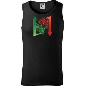 Bearish and bullish šipky - Tílko pánské Core - XL ( Černá )