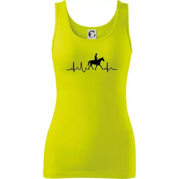 EKG jízda na koni - Dámské tílko - L ( Limetková )