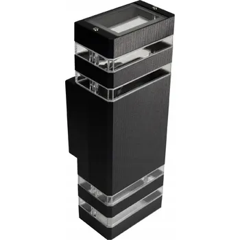 Nástěnné svítidlo Venkovní nástěnné svítidlo NAHORU A DOLŮ GU10 LED černé