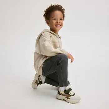 Chlapecké tenisky Reserved - Tenisky se zapínáním na suchý zip - krémová - 766FS-01X - 766FS-01X-223