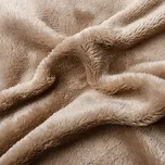 Mikroflanelové prostěradlo Microdream (90 x 200 cm) - Tmavě béžová
