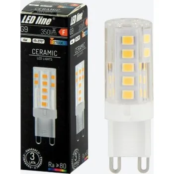 Žárovka LED žárovka G9 4W teplá bílá