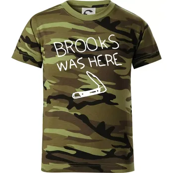 Věznice Shawshank - Dětské maskáčové triko - 134 cm/8 let ( Zelený maskáč )