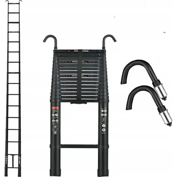 Žebřík Žebřík 6,5 m, pracovní háky dárek