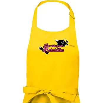 Kuchyňská zástěra Pro tebe paní Bakalářka - Dámská zástěra na vaření - Univerzální velikost ( Žlutá )