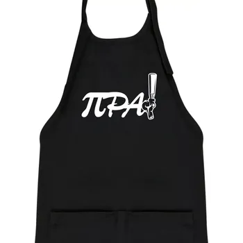 Kuchyňská zástěra Pípa matematika - Dětská zástěra na vaření - Univerzální velikost ( Černá )