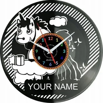 Hodiny Nástěnné hodiny Evevo černé 30 cm