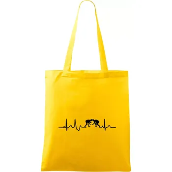 Nákupní taška EKG wrestling - Taška bavlněná - 42 x 38 cm ( Žlutá )