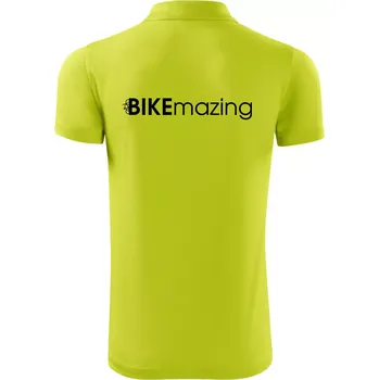 Pánská košile Bike nápisy Bikemazing - Polokošile Victory sportovní (dresovina) - XL ( Limetková )