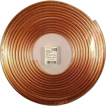 Brzdová hadice Měděná trubka / hadice na palivo a hydrauliku WP 8mm, 1 metr