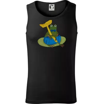 Žába s houbou (studio-arte.cz) - Tílko pánské Core - 2XL ( Černá )