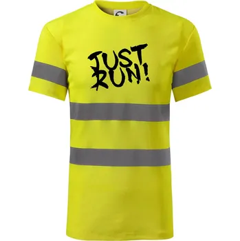 Just run - Triko reflexní - HV PROTECT - L ( Neonově žlutá )