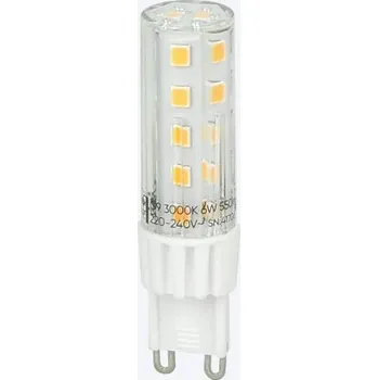Žárovka LED žárovka G9, 6W, teplá bílá, 550lm ledline
