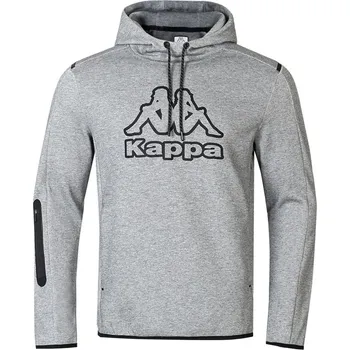 Pánská mikina Kappa Tech FL Mens Sweat Pullover Hoody Grey Marl S