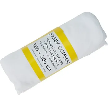 Prostěradlo Profod Jersey Comfort 180 x 200 cm bílé