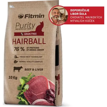 Krmivo pro kočku Fitmin cat Purity Hairball