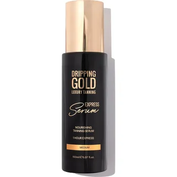 Samoopalovací přípravek Dripping Gold Expresní samoopalovací sérum s hydratačním účinkem 150 ml Odstín: MEDIUM (střední) Dripping Gold