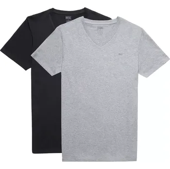 Pánská móda Pánské Tričko s krátkým rukávem 2Pack A05428-0LDAS-E4084 - Diesel XXL