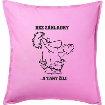 Polštář Školní triko - Bez základky - Polštář 50x50 - 50x50 - Pouze potah ( Růžová )