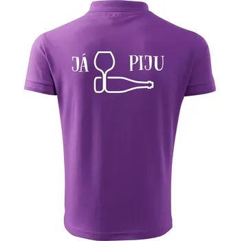 Já piju - Polokošile pánská Pique Polo 203 - XL ( Fialová )