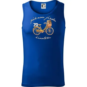 Mužská jízda životem 70 - Tílko pánské Core - 2XL ( Královská modrá )