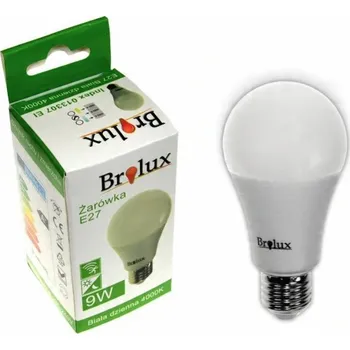 Žárovka LED žárovka Brolux Pitt E27 9 W 4000 K se senzorem pohybu a soumraku