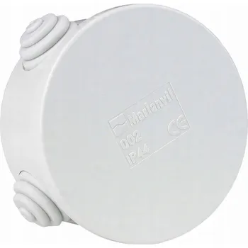 Elektroinstalační krabice Elektroinstalační krabice na omítku Marlanvil 80 x 80 x 40 mm