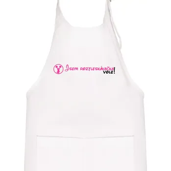 Kuchyňská zástěra Jsem roztleskávačka! Vole! - Dětská zástěra na vaření - Univerzální velikost ( Bílá )