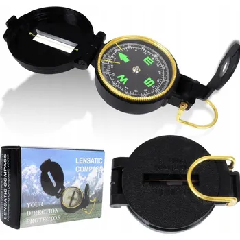 Turistický kompas s klapkou, vojenský kompas (3487)