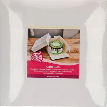 Krabice na pečivo FunCakes Krabice na dort Fun Cakes – čtverec 33 × 33 × 15 cm