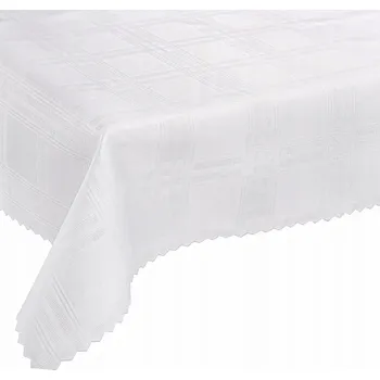 Prostěradlo Obrus proti skvrnám 120x180 cm, Polský výrobek, bílá barva, vzor K2