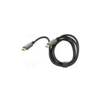 Video kabel Kabel HDCP 2.2,HDMI 2.1 HDMI vidlice,z obou stran textilní