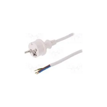 Napájecí kabel Kabel CEE 7/7 (E/F) vidlice,vodiče,SCHUKO vidlice PVC 1,5m