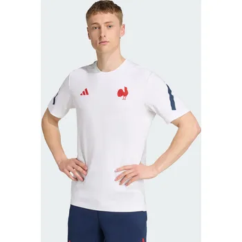 ADIDAS Cestovní tričko Francie XL BÍLÁ