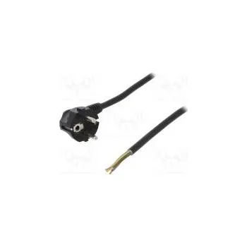 Prodlužovací kabel Kabel CEE 7/7 (E/F) úhlová vidlice,vodiče,SCHUKO vidlice PVC